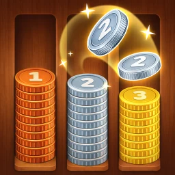 Ikon Pocket Sort: Coin Merge Puzzle